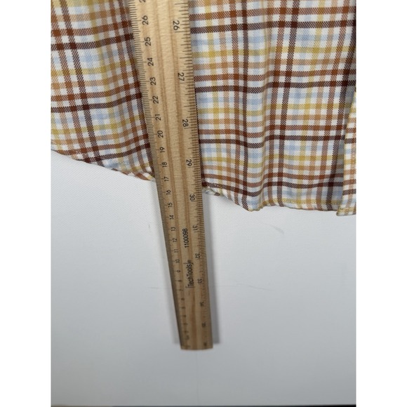 Harold Powell Shirt Mens Large Plaid‎ Preppy Business Casual - Picture 2 of 5